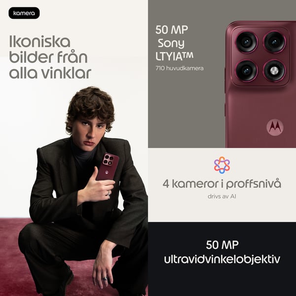 Motorola Moto Edge 70 Pro 8/256GB Pantone Zinfandel burgundy