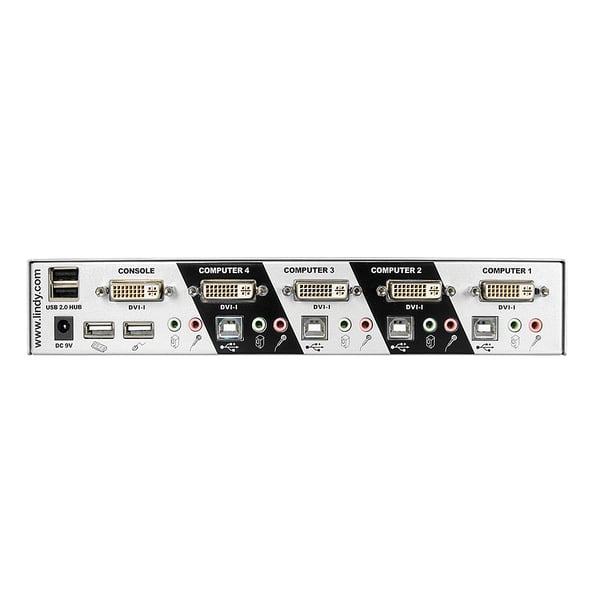 Lindy 39337 KVM-switchar Silver