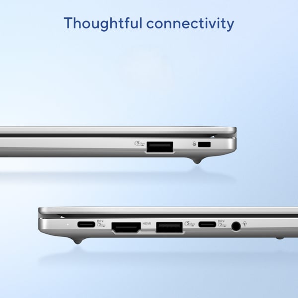 ASUS Chromebook CM14 CM1406CM4A-LY0050 MediaTek Kompanio Kompanio 540 35,6 cm (14") WUXGA 8 GB LPDDR5x-SDRAM 128 GB eMMC Wi-Fi 6E (802.11ax) ChromeOS Hopea QWERTZ Saksa