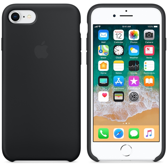 Apple MQGK2ZM/A mobiltelefon etui 11,9 cm (4.7") Designetui Sort