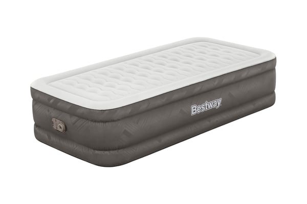 Bestway 69048 / 23 luftmadrass Enkelmadrass Grå, Vit Unisex
