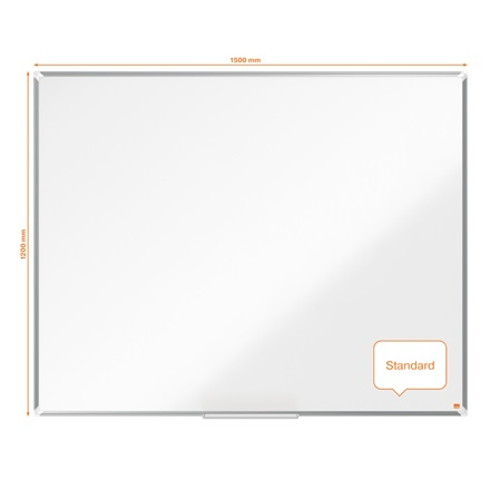 Nobo Premium Plus Emalj Whiteboard EU Ecolabel 1500x1200 mm