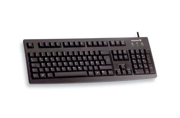 CHERRY G83-6104 tastatur Universel USB QWERTY US engelsk Sort
