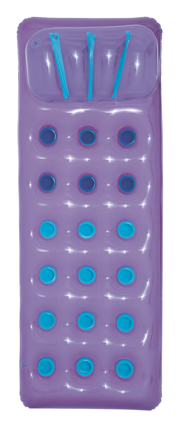 Bestway 43015 pool- och badmadrass Grön, Transparent, Gul Vinyl