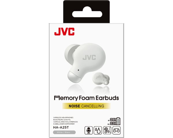 JVC HA-A25T Headset True Wireless Stereo (TWS) I öra Samtal/musik Bluetooth Vit