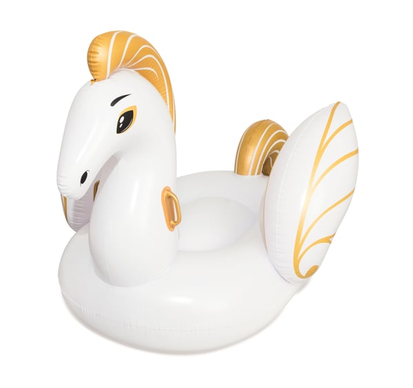 Bestway 41118 pool- och badmadrass Guld, Vit Vinyl Sittbadleksak