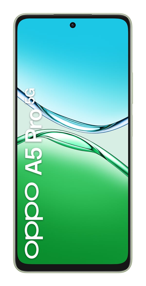 OPPO A5 Pro 5G 16,9 cm (6.67") Dual SIM Android 15 USB Type-C 8 GB 256 GB 5800 mAh Grøn, Oliven