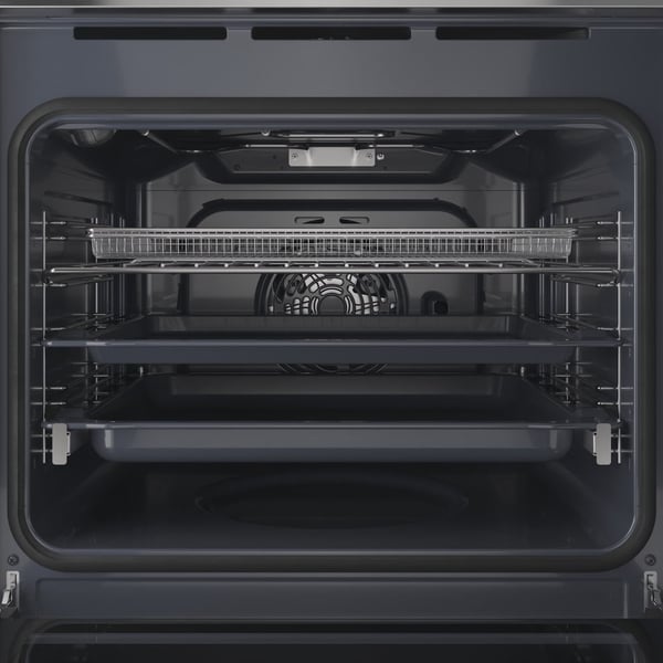 Hotpoint HAO 258HSU1F X 71 L Sort, Rustfrit stål