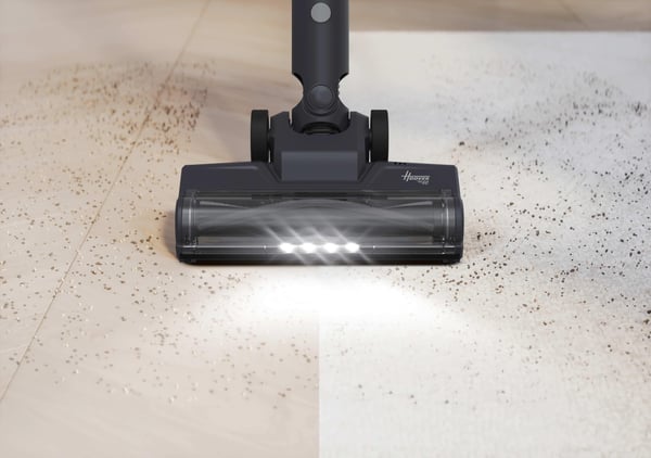 Hoover HFG10P 011 Skaftdammsugare Batteri Torr HEPA Utan påse 0,55 l 200 W Blå, Grå 2,6 Ah