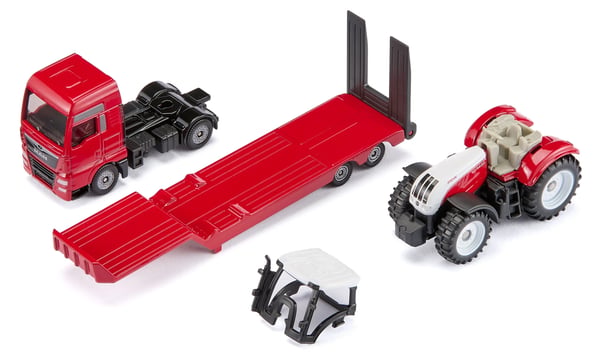 Siku 1:87 MAN LKW mit Steyr Traktor