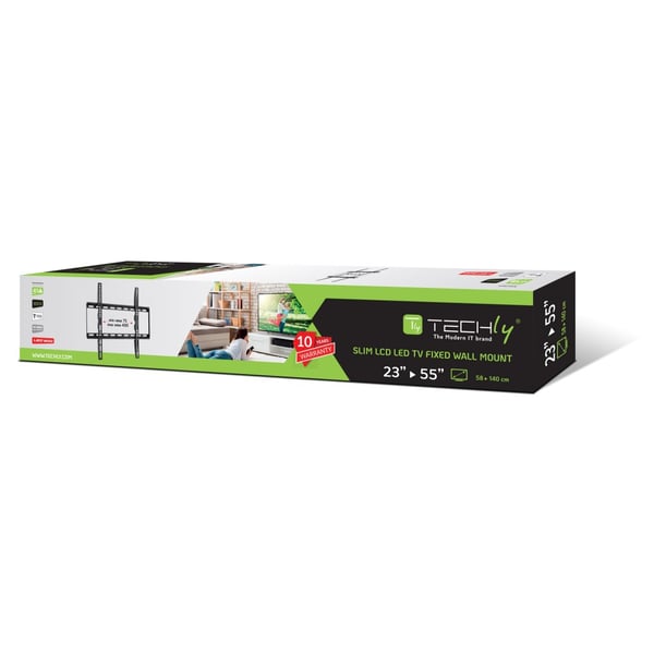 Techly ICA-PLB 162M TV-kiinnike 139,7 cm (55") Musta