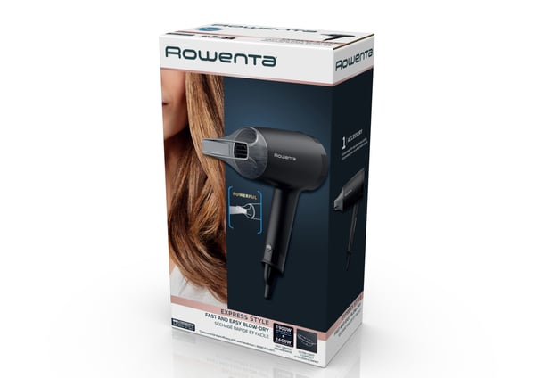 Rowenta Express Style CV1801 hiustenkuivain 1600 W Musta