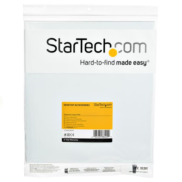 StarTech.com STMAGMAT magnettavle og tilbehør Sort, Hvid