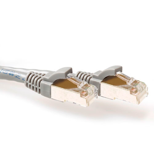 ACT FB3001 netværkskabel Grå 1 m Cat6a S/FTP (S-STP)
