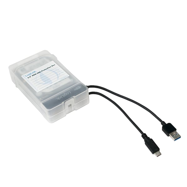 LogiLink UA0277 etui til drev Transparent