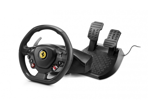Thrustmaster T80 Ferrari 488 GTB Edition Musta USB Ohjauspyörä + polkimet Digitaalinen PC, PlayStation 4, PlayStation 5