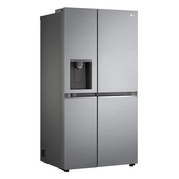 LG GSLV70PZTD Kombinerad kyl/frys side-by-side Fristående 635 l Metallisk, Silver