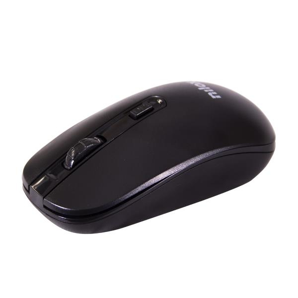 Nilox MOUSE WIRELESS BLACK 1000 DPI mus Wi-Fi Optisk 1600 dpi