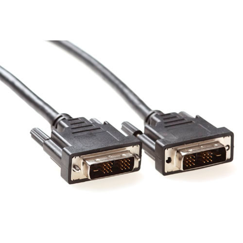 ACT AK3820 DVI kabel 2 m DVI-D Sort