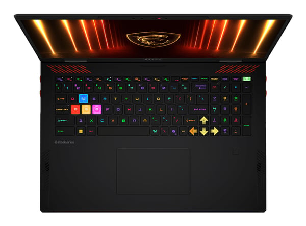 MSI Raider 18 HX AI A2XWJG-459ES Intel Core Ultra 9 285HX Bärbar dator 45,7 cm (18") UHD+ 64 GB DDR5-SDRAM 2 TB SSD NVIDIA GeForce RTX 5090 Wi-Fi 7 (802.11be) Windows 11 Home Svart