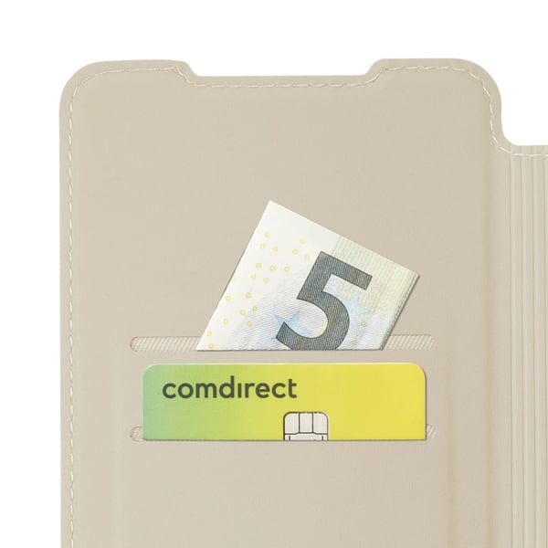 Hama Fantastic Feel mobiltelefon etui 17 cm (6.7") Folie Beige