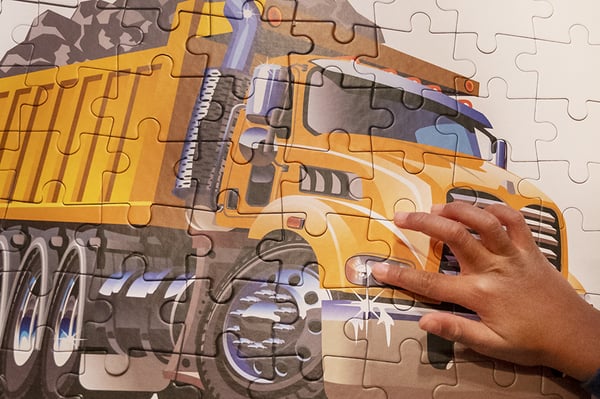 Tactic Puzzle Lovers Big Truck 56 palan palapeli
