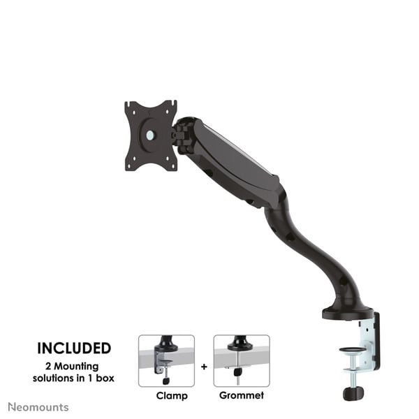 Neomounts NM-D500BLACK monitorin kiinnike ja jalusta 76,2 cm (30") Vastaanotto Musta