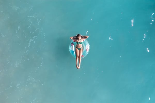 Bestway 43730 pool- och badmadrass Multifärg Mönstrad PVC Simring