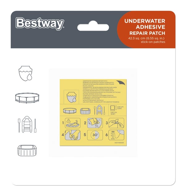 Bestway 62091 reparationssats till uppblåsbar artikel