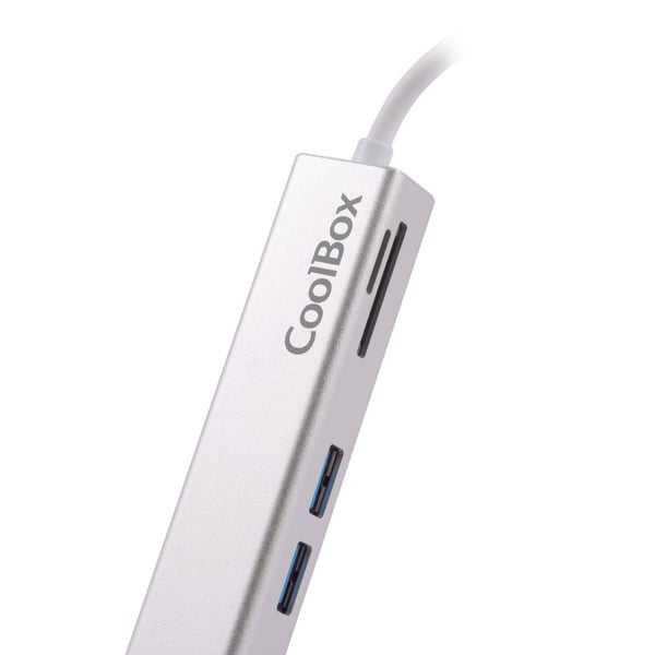 CoolBox miniDock USB-C Lite Kabel USB 3.2 Gen 1 (3.1 Gen 1) Type-C Vit