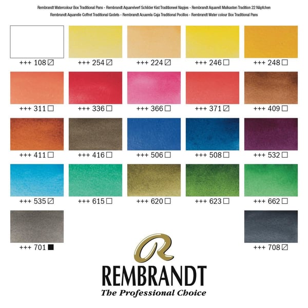 Rembrandt 05840014 hobbymaling Vandfarve maling 1 stk