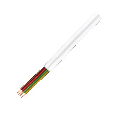 LogiLink CM04W telefonkablar 100 m Vit