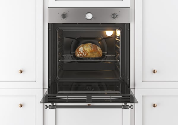 Candy Classic FCC604X/E 65 L Rustfrit stål