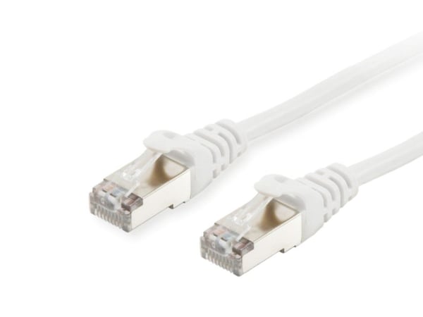 Equip 606006 verkkokaapeli Valkoinen 5 m Cat6a S/FTP (S-STP) Pyöreä
