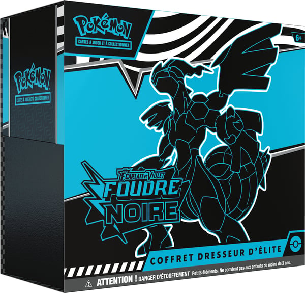 Asmodee Pokémon : Coffret Dresseur d'Elite Foudre Noire 10 min Kortspel Samlarspel
