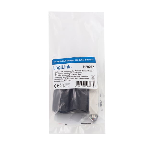 LogiLink NP0087 kabelsamler IDC Sort