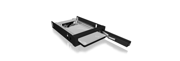 ICY BOX IB-2216StS 8,89 cm (3.5") Tallennusaseman alusta Musta