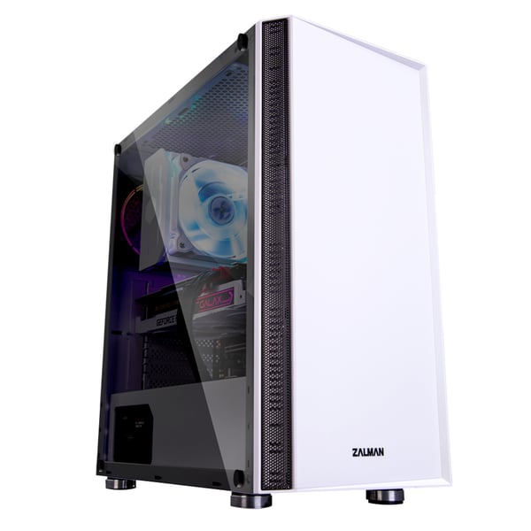 Zalman R2 WHITE datorväskor Midi Tower Vit