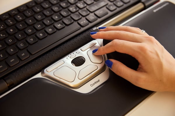 Contour RollerMouse Red Plus - Thin Client - central mus