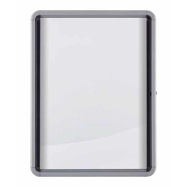 Nobo Premium Plus magnetisk låsbart opslagsskab med hængslet låge 4xA4