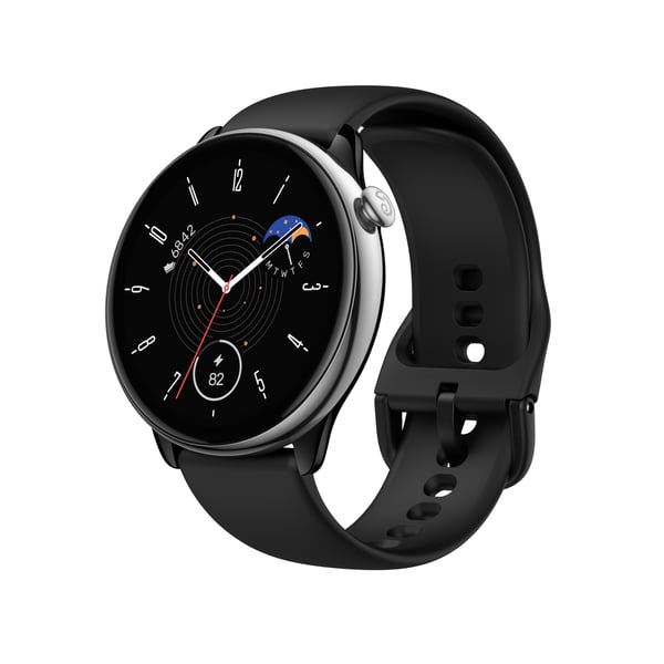 Amazfit GTR Mini 3,25 cm (1.28") AMOLED 42 mm Digitaalinen 416 x 416 pikseliä Kosketusnäyttö Musta, Hopea GPS (satelliitti)