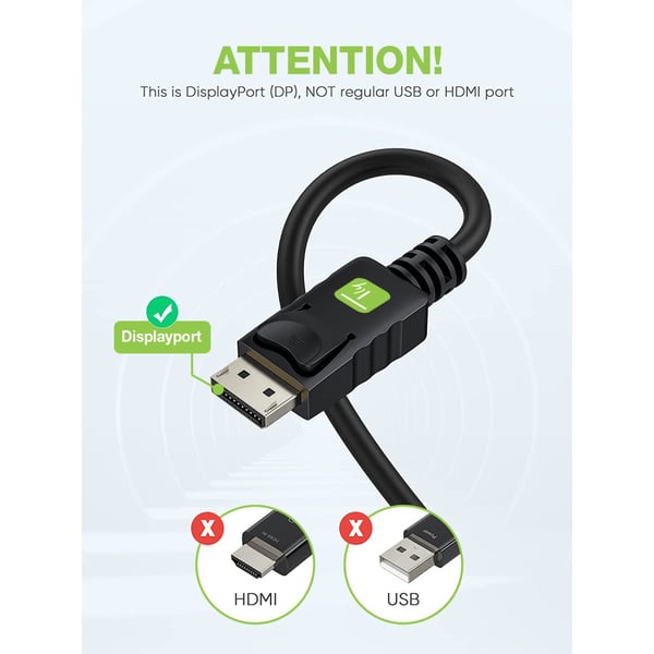 Techly 1.8m VGA/DisplayPort 1,8 m VGA (D-Sub) Sort