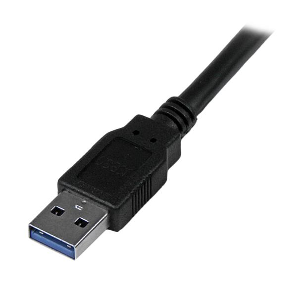 StarTech.com 3m, USB 3.0-A - USB 3.0-B USB-kabel USB 3.2 Gen 1 (3.1 Gen 1) USB A USB B 5 Gbit/sek. Sort