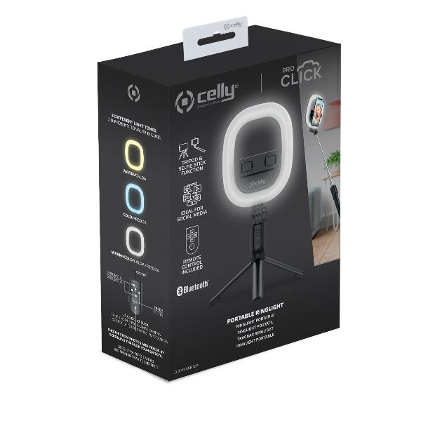 Celly CLICKRINGBTBK belysningsring LED