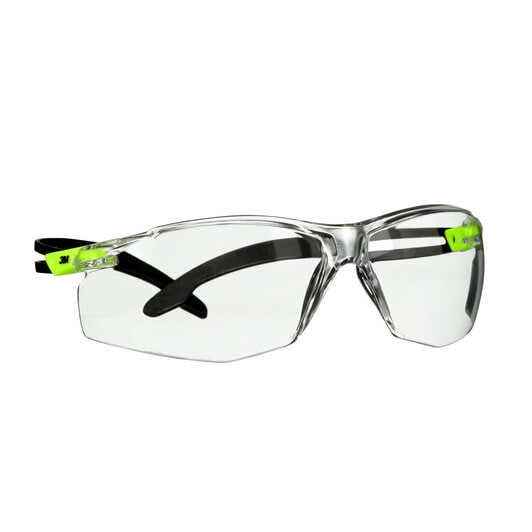 3M SF501SGAF-GRN-EU Beskyttelsesbriller Polykarbonat (PC) Sort, Grøn