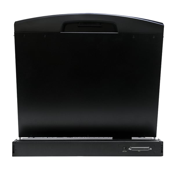 LogiLink LC702GE rack 43,2 cm (17") 1280 x 1024 pixlar Metall Svart 1U