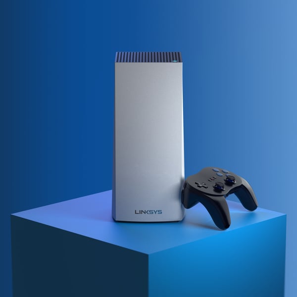 Linksys Velop – koko kodin älykäs kolmikaistainen Mesh WiFi 6 (AX4200), 1-pakkaus