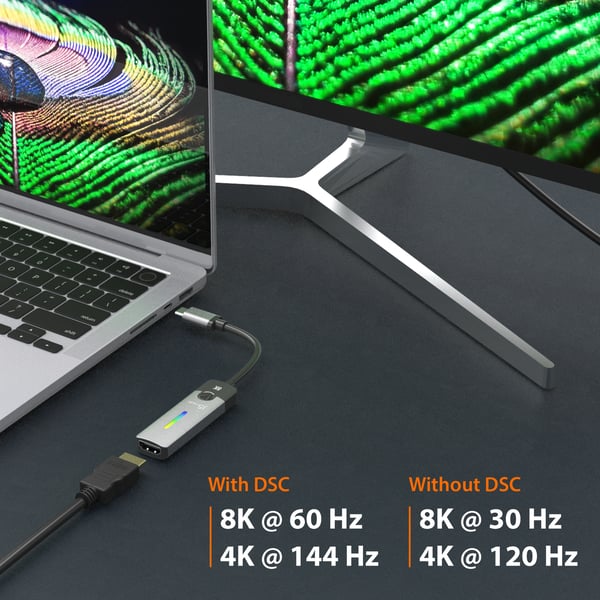 j5create JCA157-N USB-C® till HDMI™ 2.1 8K Adapter