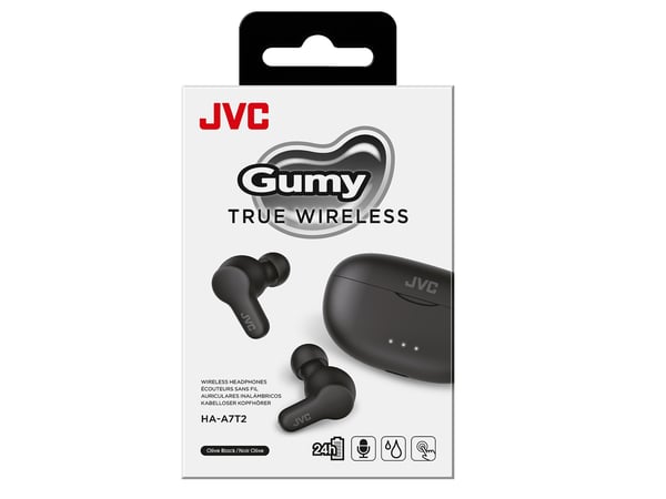 JVC HA-A7T2 Headset True Wireless Stereo (TWS) I öra Samtal/musik Micro-USB Bluetooth Svart