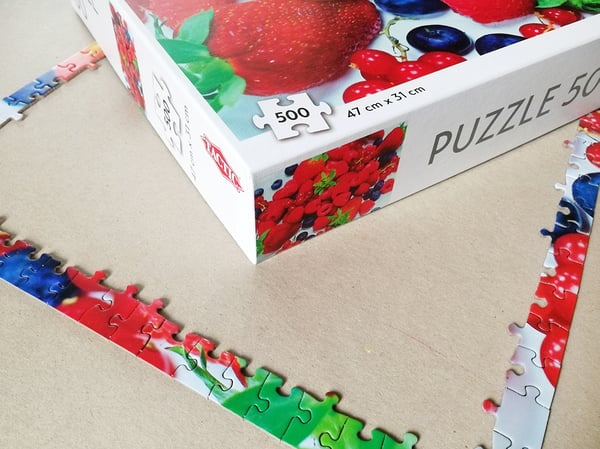 Tactic Lover's Special: Berrymania! - 500 pcs Puslespil 500 stk Mad og drikkevarer